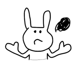 Loss of strength rabbit. sticker #8382321
