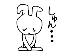 Loss of strength rabbit. sticker #8382326
