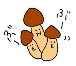 Funny mushroom stickers2 sticker #8382430
