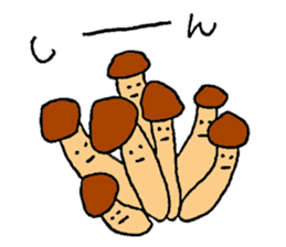 Funny mushroom stickers2 sticker #8382436