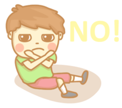 Chocohair boy sticker #8382511