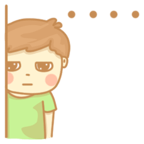 Chocohair boy sticker #8382513