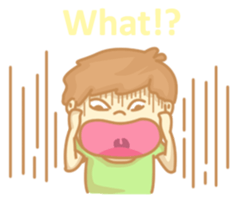 Chocohair boy sticker #8382515