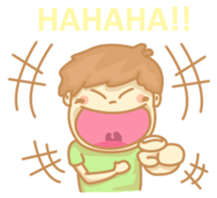 Chocohair boy sticker #8382516