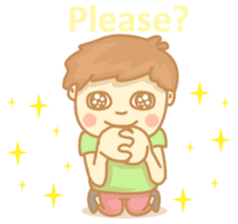 Chocohair boy sticker #8382517