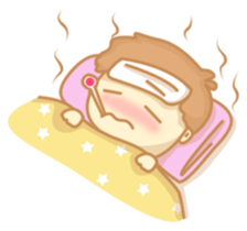 Chocohair boy sticker #8382518