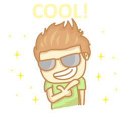 Chocohair boy sticker #8382519