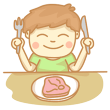 Chocohair boy sticker #8382520