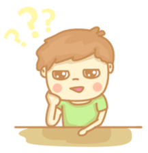 Chocohair boy sticker #8382521