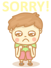 Chocohair boy sticker #8382522