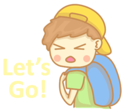 Chocohair boy sticker #8382524