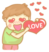 Chocohair boy sticker #8382527