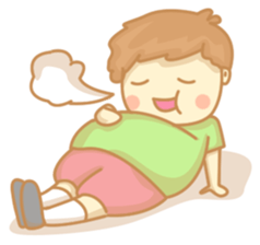 Chocohair boy sticker #8382529