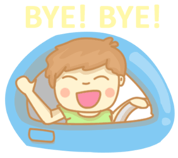 Chocohair boy sticker #8382531