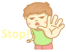 Chocohair boy sticker #8382544