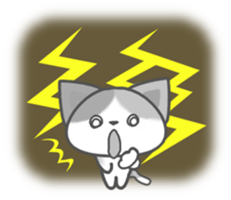 Sticker of Mischievous cat2 sticker #8382931