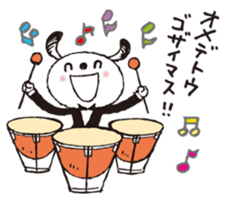 orchestra de usako and wankichi sticker #8383315