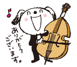 orchestra de usako and wankichi sticker #8383319