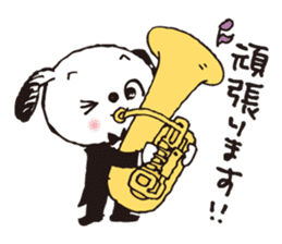orchestra de usako and wankichi sticker #8383338