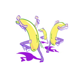 BANANA IN TIGHTS sticker #8383479