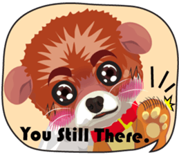 little dog v.0001 sticker #8383672