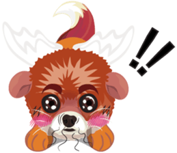 little dog v.0001 sticker #8383674