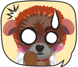 little dog v.0001 sticker #8383676