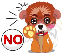 little dog v.0001 sticker #8383677