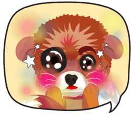 little dog v.0001 sticker #8383679