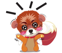 little dog v.0001 sticker #8383681