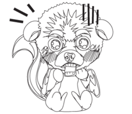 little dog v.0001 sticker #8383686