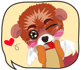 little dog v.0001 sticker #8383689