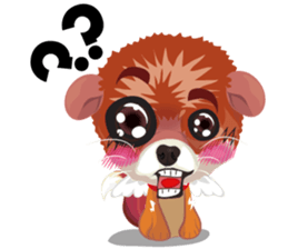 little dog v.0001 sticker #8383691