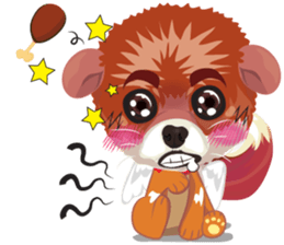 little dog v.0001 sticker #8383695