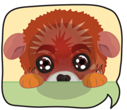 little dog v.0001 sticker #8383696