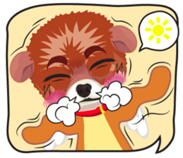 little dog v.0001 sticker #8383697