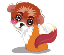 little dog v.0001 sticker #8383700