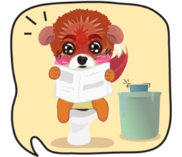 little dog v.0001 sticker #8383701