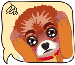 little dog v.0001 sticker #8383703