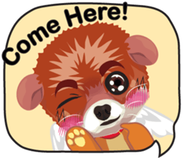 little dog v.0001 sticker #8383705