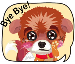 little dog v.0001 sticker #8383707