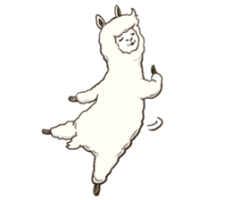 Dancing Alpaca sticker #8383870