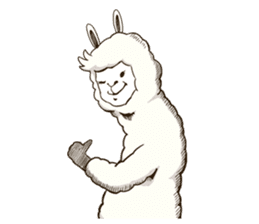Dancing Alpaca sticker #8383872