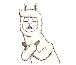 Dancing Alpaca sticker #8383873