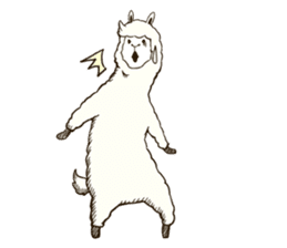 Dancing Alpaca sticker #8383884