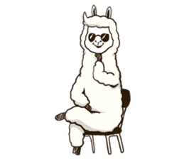 Dancing Alpaca sticker #8383887