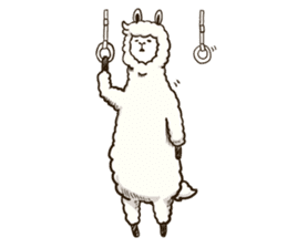 Dancing Alpaca sticker #8383890
