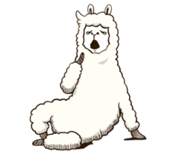 Dancing Alpaca sticker #8383897