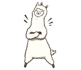 Dancing Alpaca sticker #8383899