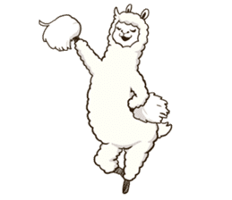 Dancing Alpaca sticker #8383904